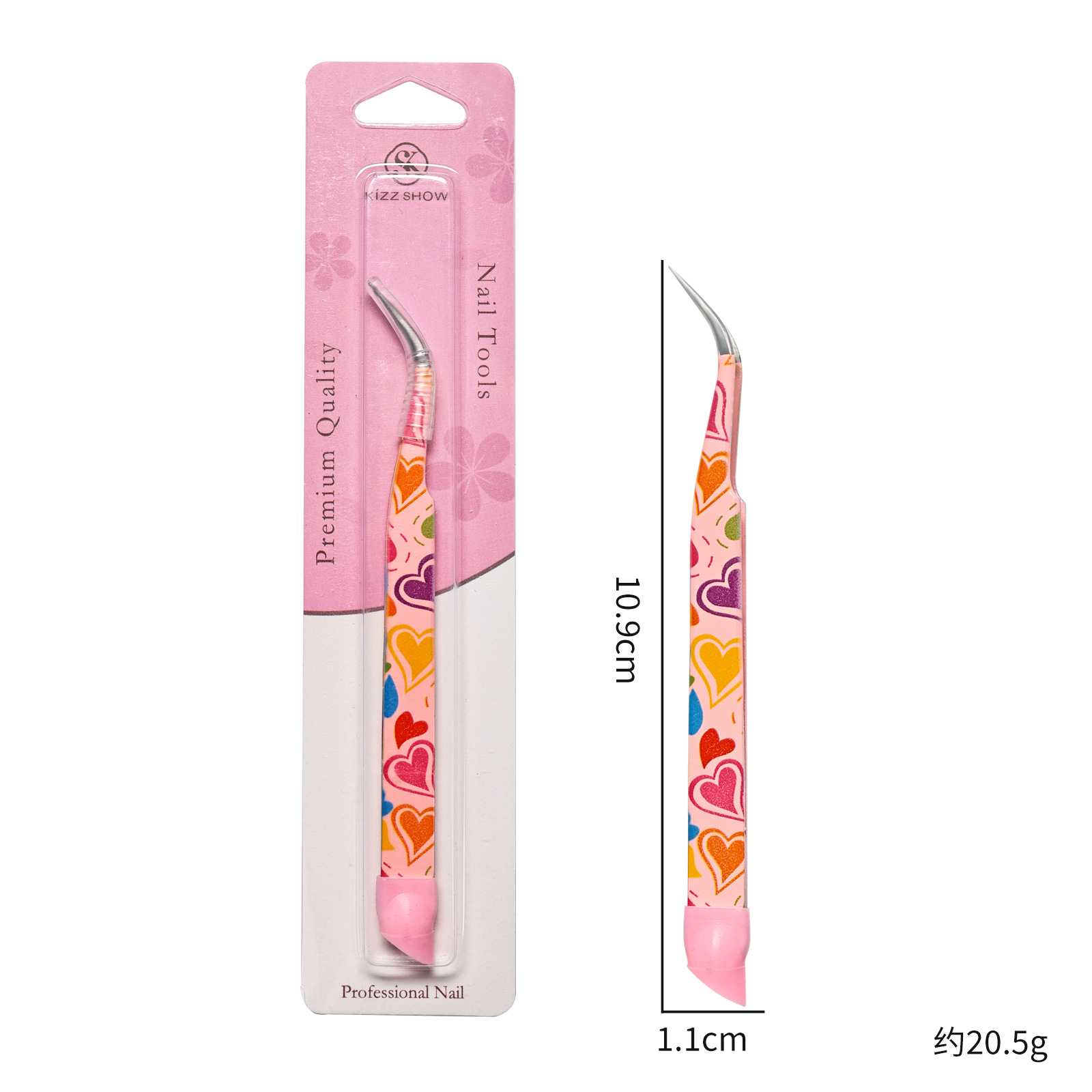 Eyelash Extension Japanese - 1/2 pçs manicure pinças de ponta