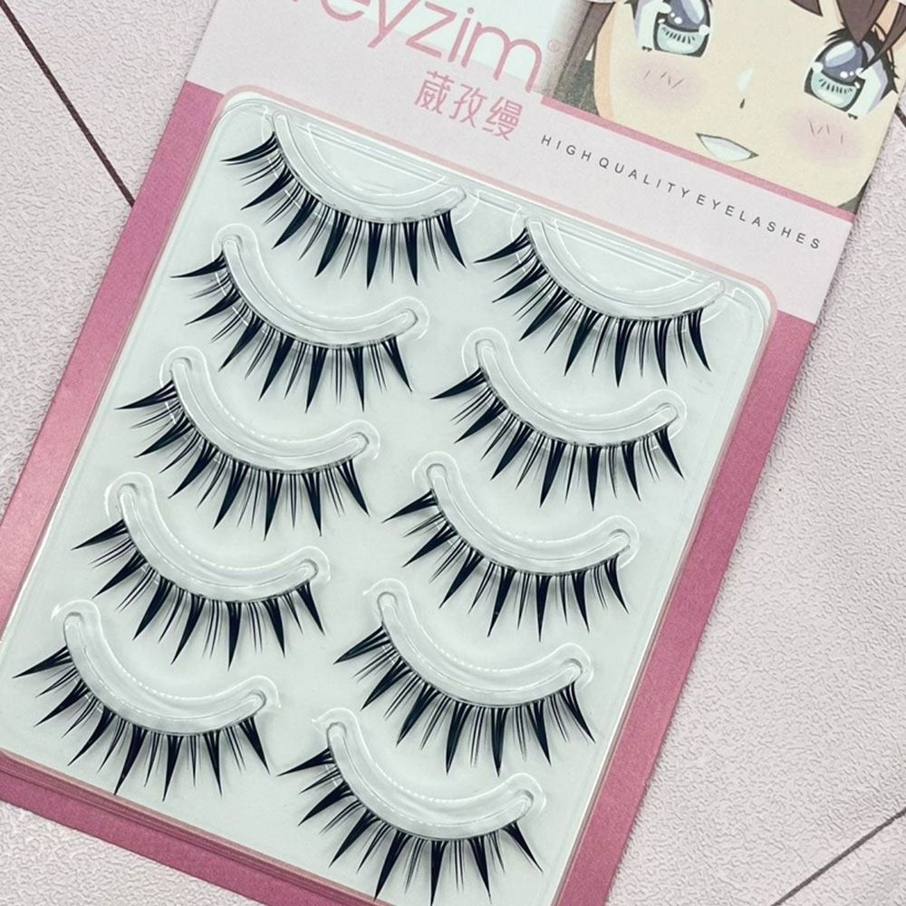 Eyelash Extension Japanese - Pacote com 5 Pares de Cílios