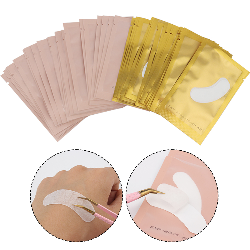 Eyelash Extension Glasses - 50 pares de adesivos para os