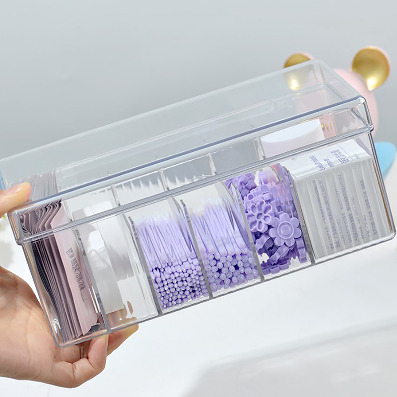 Eyelash Extension Glasses - Grande Capacidade Eyelash Tool Storage Box,