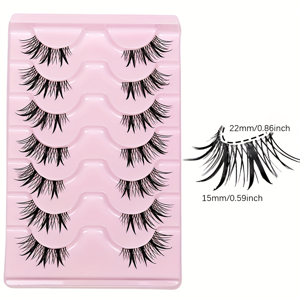 7 Pares de Cílios Postiços Mei - Eyelash Extension Japan avaliação e preço